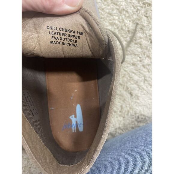 Johnnie-O Men's Chill Chukka Boot Shoe Size 11m Taupe Lace Up Stylish Comfort - Picture 11 of 12